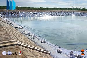 1.0 mm HDPE membraan järve vooderdisena Inglismaal
